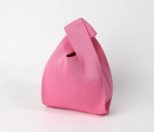 Knit Tote - Barbie Pink