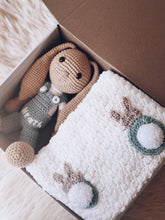Bunny Crochet Crib Blanket