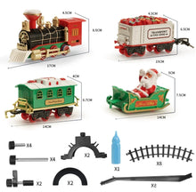 Christmas Tree With Locomotive Train Set