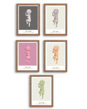 1:1 Scale Custom 300DPI Printable Digital Birth Poster - Watercolour Style