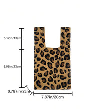 Leopard Knit Tote