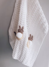 Bunny Crochet Crib Blanket