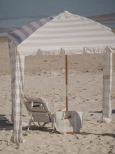 Stone & White Stripe Cabana