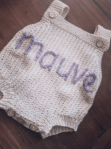 Signature Crochet Baby Romper