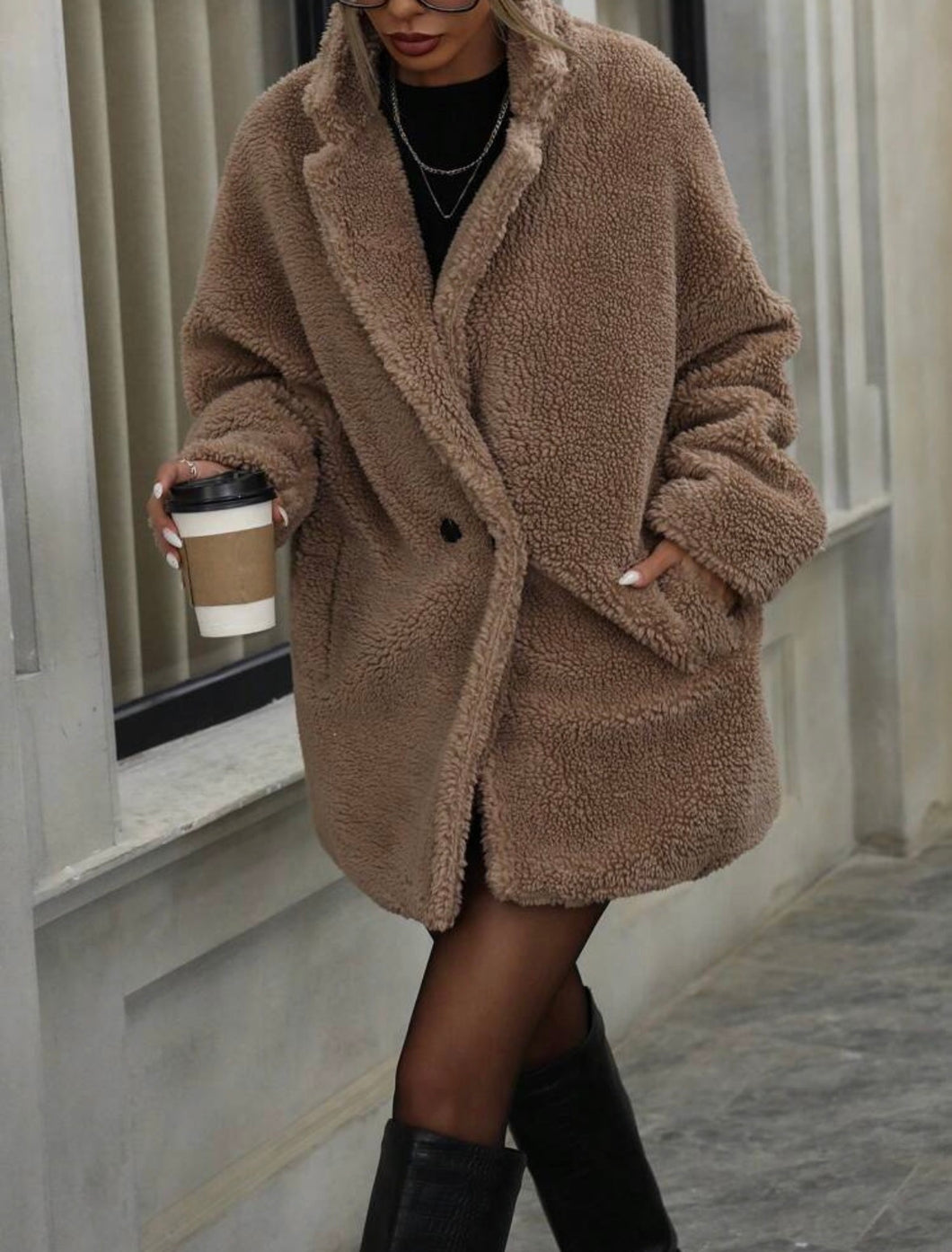 Ultimate Teddy Coat - Camel