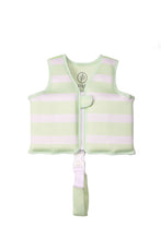 Stevie Swim Vest – Green Stripe