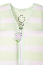 Stevie Swim Vest – Green Stripe