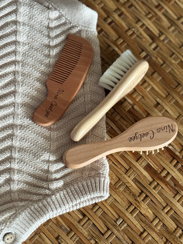 Personalized Baby Hair Brush Set