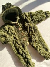 Cable Knit Bear Romper
