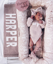 The Coming Home Name Romper - Long Sleeve