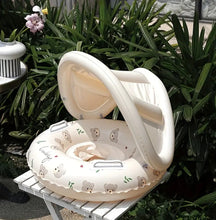White Bear Baby Float with Canopy