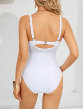 Maternity Wrap Contrast One Piece - White
