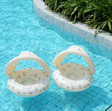 White Bear Baby Float with Canopy