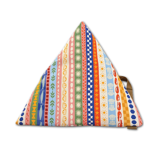The Ocean Stripe Slouchy Beach Pillow