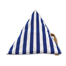 The Splendida Stripe Blue Slouchy Beach Pillow