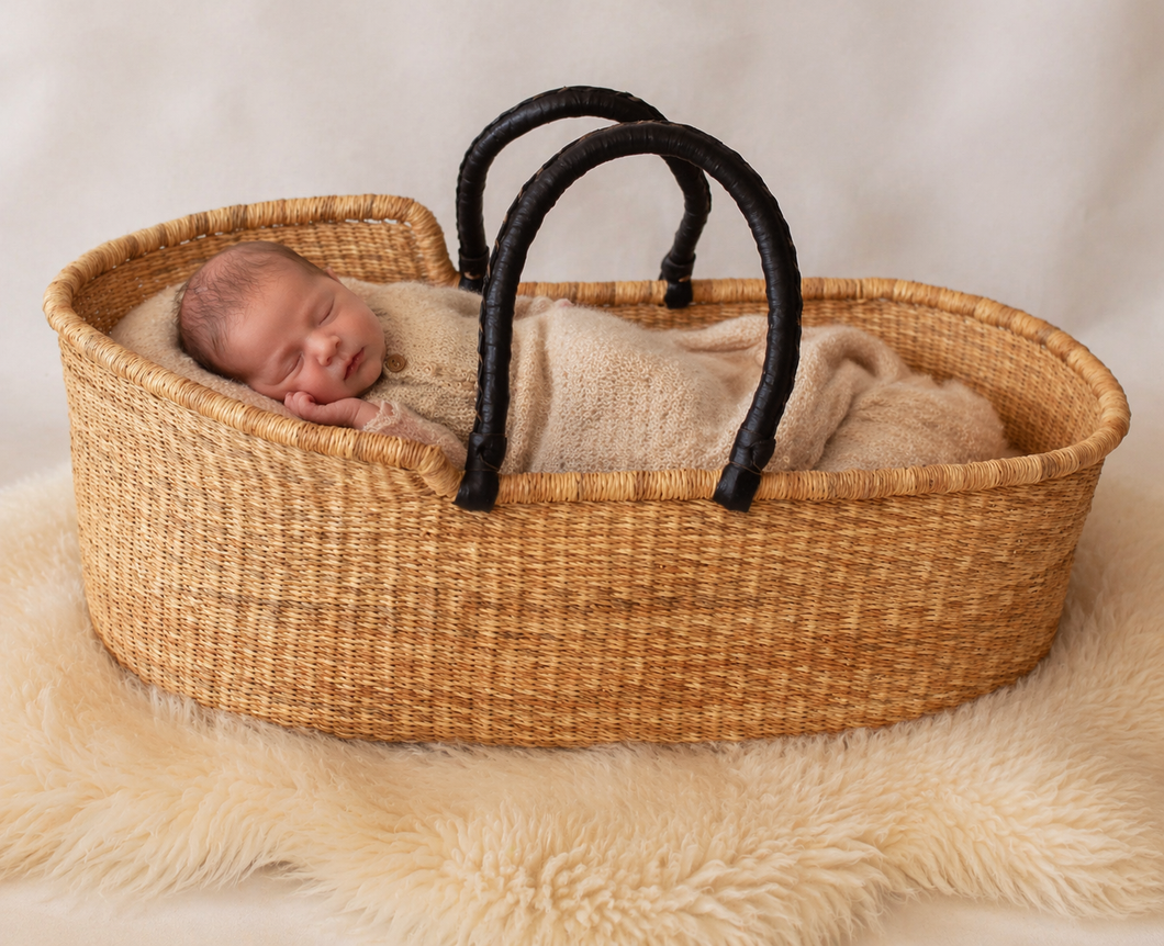 The Signature Grass Moses Basket – Baby Couture The Signature Grass Moses Basket – Baby Couture