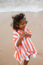 Baby Poncho - Coral