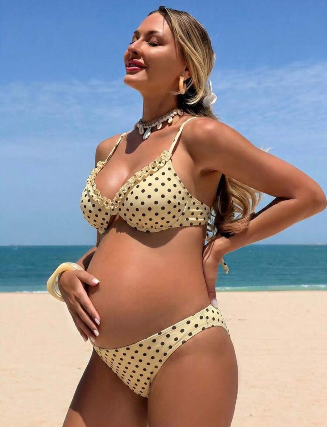 Butter Polkadot Two Piece