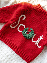 Christmas Wreath Name Sweater