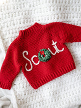 Christmas Wreath Name Sweater