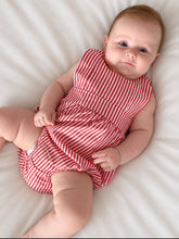 Baby Candy Cane Striped Romper