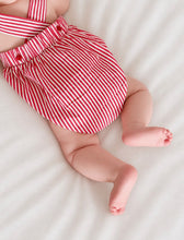 Baby Candy Cane Striped Romper