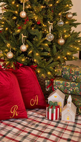 Personalized Velvet Heirloom Santa Sacks