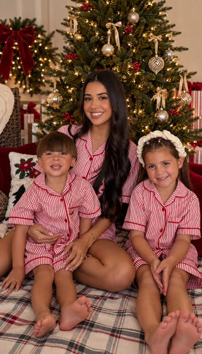 Ladies Candy Cane Sleepwear Set