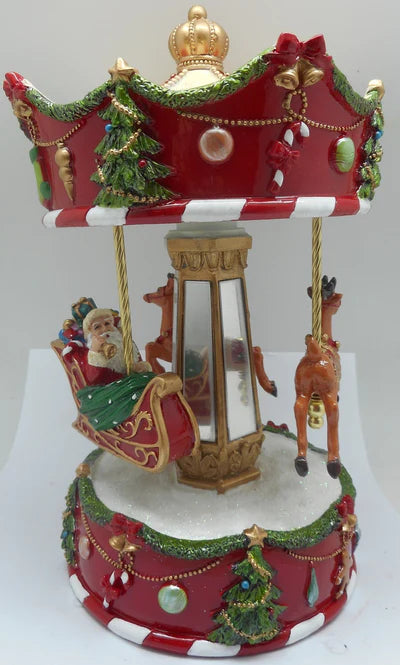 17CM EGG CAROUSAL MUSIC BOX