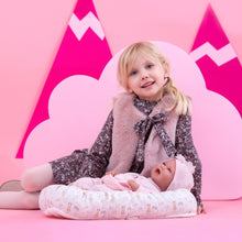 Llorens - Baby Girl Doll with Laughing Mechanism, Clothing & Cushion: Mimi - 42cm