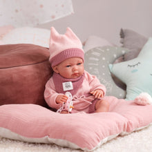 Llorens - Anatomically Correct Baby Girl Doll with Outfit & Pink Cushion: Nica - 40cm