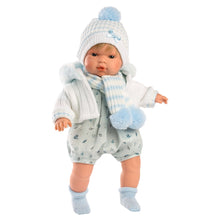 Llorens - Baby Boy Doll with Crying Mechanism, Clothing & Accessories: Sasha - 38cm