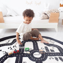 Play&Go - 3-in-1 Playmat & Toy Bag - Roadmap / Thunderbolt