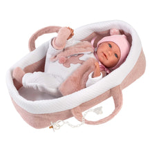Llorens - Baby Girl Doll & Baby Carrier: Mimi - 40cm (Mechanism Optional)