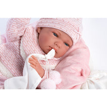Llorens - Anatomically Correct Baby Girl Doll with Pink Outfit & Cushion: Nica - 40cm