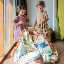 Play&Go - 2-in-1 Playmat & Toy Basket - Zoo