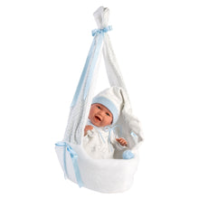 Llorens - Baby Boy Doll with Baby Swing, Clothing & Accessories: Mimo - 42cm
