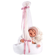 Llorens - Baby Girl Doll with Baby Swing, Clothing & Accessories: Mimi - 42cm