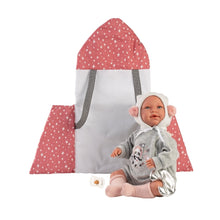 Llorens - Baby Girl Doll with Clothing & Space Carrier: Mimi- 42cm