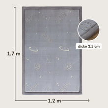 Hakuna Matte - GlowCloud Play Mat Carpet Glow in the Dark - Planets 170 x 120 x 2.5 cm