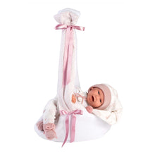 Llorens - Baby Girl Doll with Baby Swing, Clothing & Accessories: Mimi - 42cm