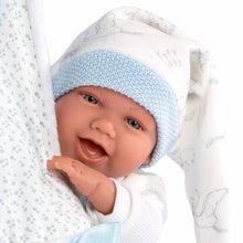 Llorens - Baby Boy Doll with Baby Swing, Clothing & Accessories: Mimo - 42cm