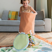 Play&Go - 2-in-1 Playmat & Toy Basket - Zoo