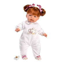 Llorens - Baby Girl Doll with Hair, Clothing & Accessories: Joelle - 38cm
