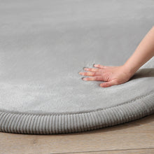 Hakuna Matte - CloudSoft Play Mat Carpet - Grey ?120 x 2.5 cm (round)