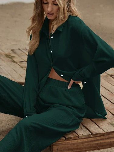 Luxe Co-ord Set - Emerald