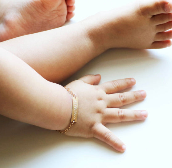 Custom Baby Name Bracelet