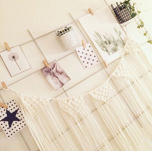 Macrame Bunting Banner