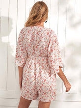 Pink Floral Maternity Playsuit