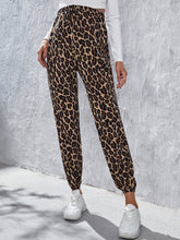 Leopard Maternity High Waist Pants